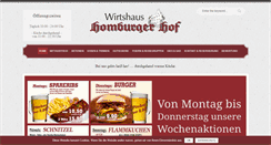 Desktop Screenshot of homburger-wirtshaus.de