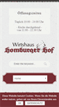 Mobile Screenshot of homburger-wirtshaus.de